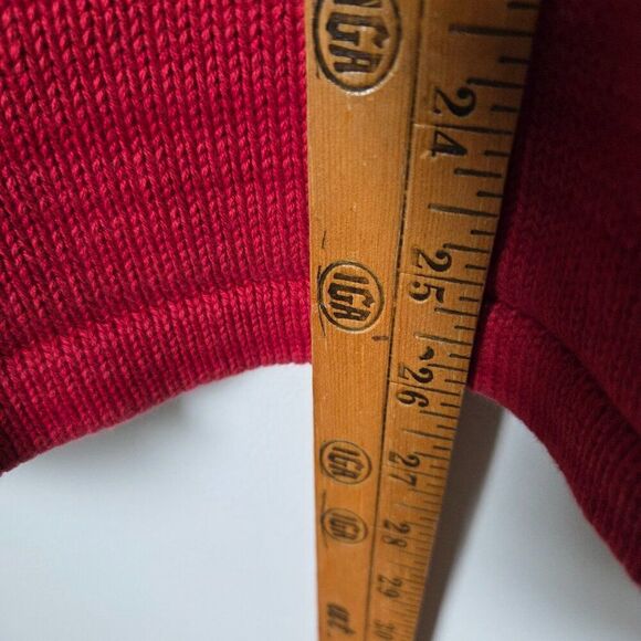 EUC VINTAGE LAUREN RALPH LAUREN BOAT NECK STRIPED COTTON SWEATER TOP SIZE L - Picture 16 of 16